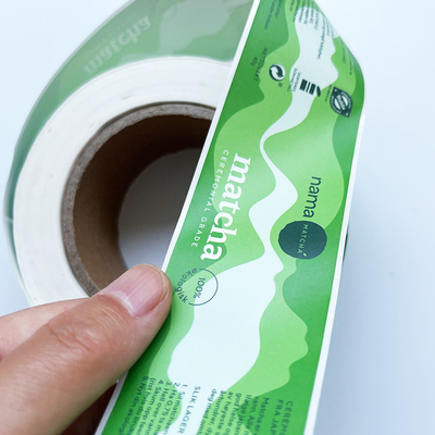 ロゴの注文のびんのラベルの防水付着力のステッカーの食品包装
