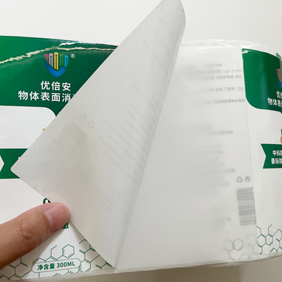 殺菌性のSanitizerのびんのステッカー、自己接着包装のラベルのステッカー
