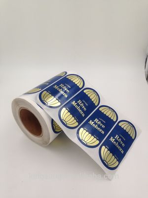 注文の印刷の熱い金のスタンプのラベルのステッカーのペーパー ロール