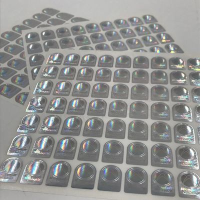 IDカード湿気防止のレーザー光線写真ホイルのステッカー、3Dレーザー光線写真ステッカー