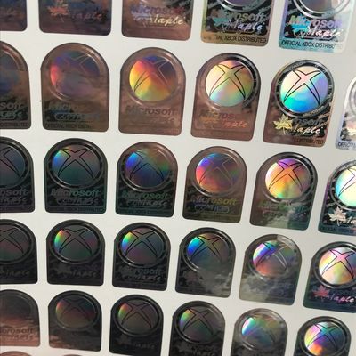 IDカード湿気防止のレーザー光線写真ホイルのステッカー、3Dレーザー光線写真ステッカー