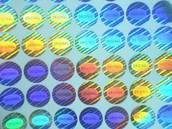 反偽造はラミネーションの確実なホログラムのステッカーに光沢をつける
