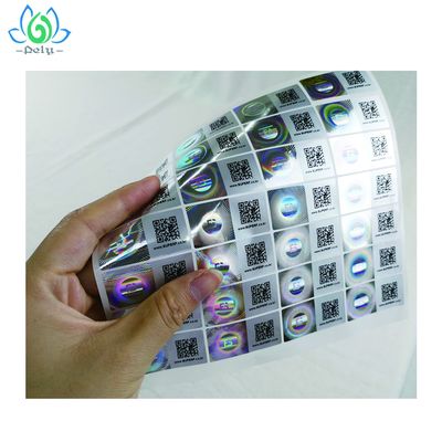 10X10X5cmの高い付着力の反擬似タンパーの明白なシールのステッカー
