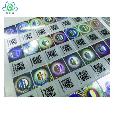 10X10X5cmの高い付着力の反擬似タンパーの明白なシールのステッカー