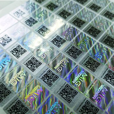 10X10X5cmの高い付着力の反擬似タンパーの明白なシールのステッカー