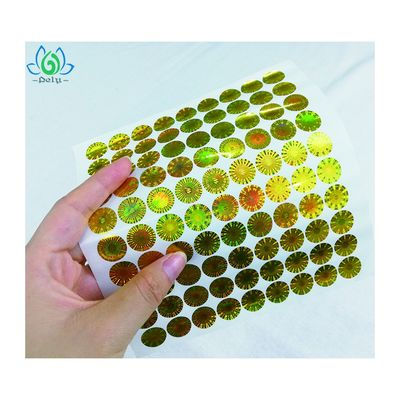 Oilproofは3Dホログラムのタンパーの明白な保証ラベルを防水する