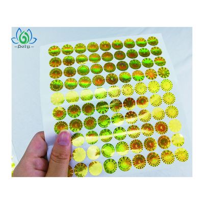 Oilproofは3Dホログラムのタンパーの明白な保証ラベルを防水する