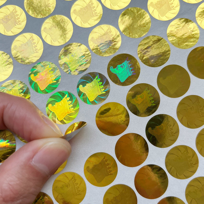 タンパーのシールのステッカーのホログラムのステッカーのラベルのカートンのシーリングを印刷する3D