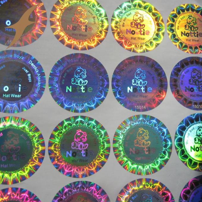 タンパーの証拠のAnti-counterfeit 3D注文の透明なホログラムのステッカー